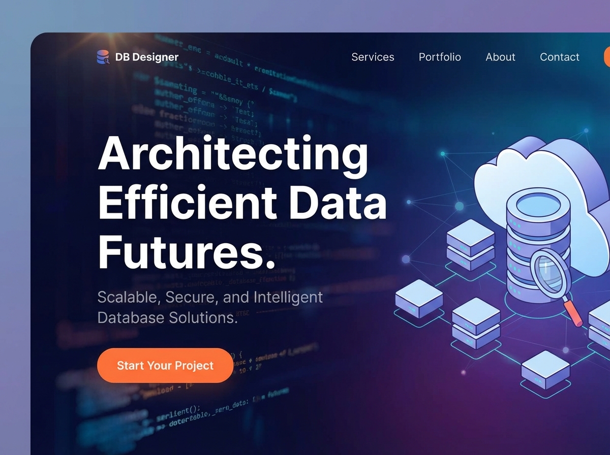 Build Powerful Databases with Our Intuitive Visual Database Designer website preview