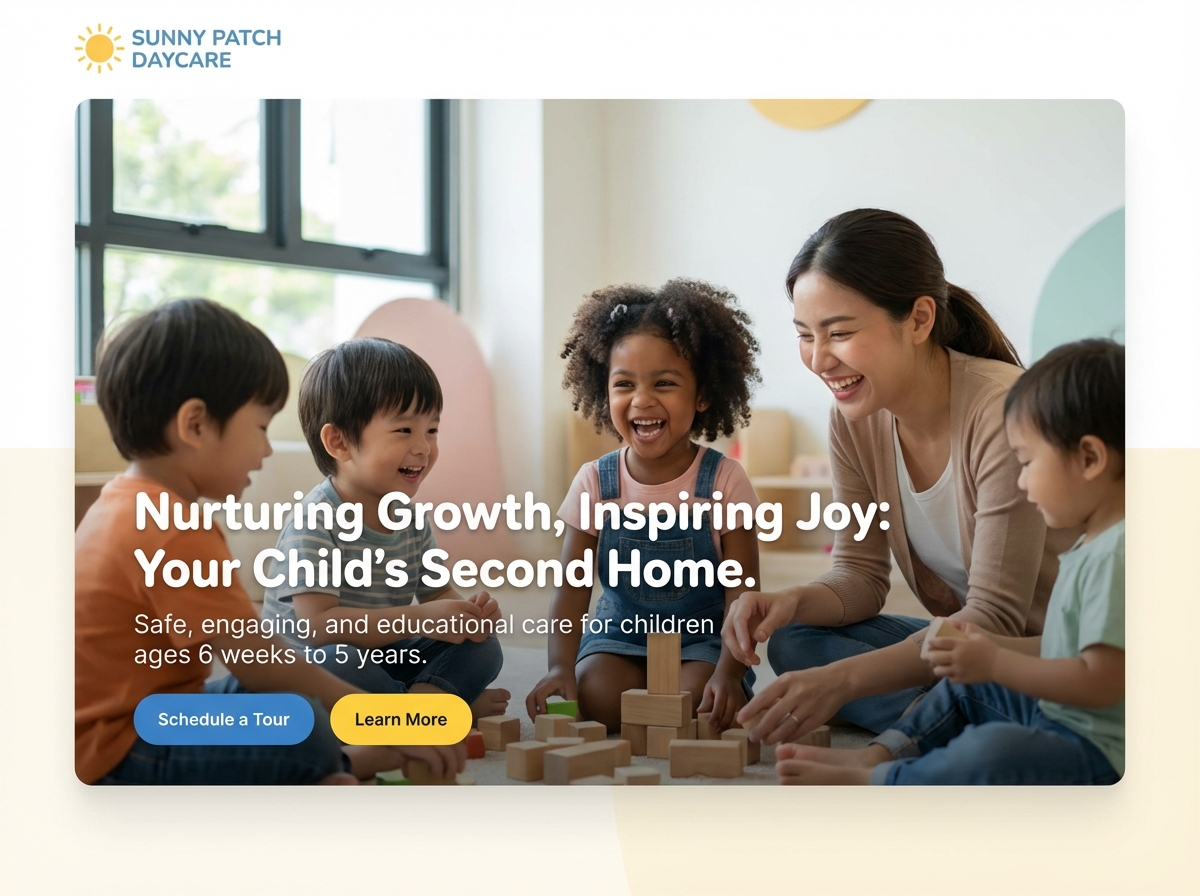 Build Your Daycare Website & Attract More Families website preview