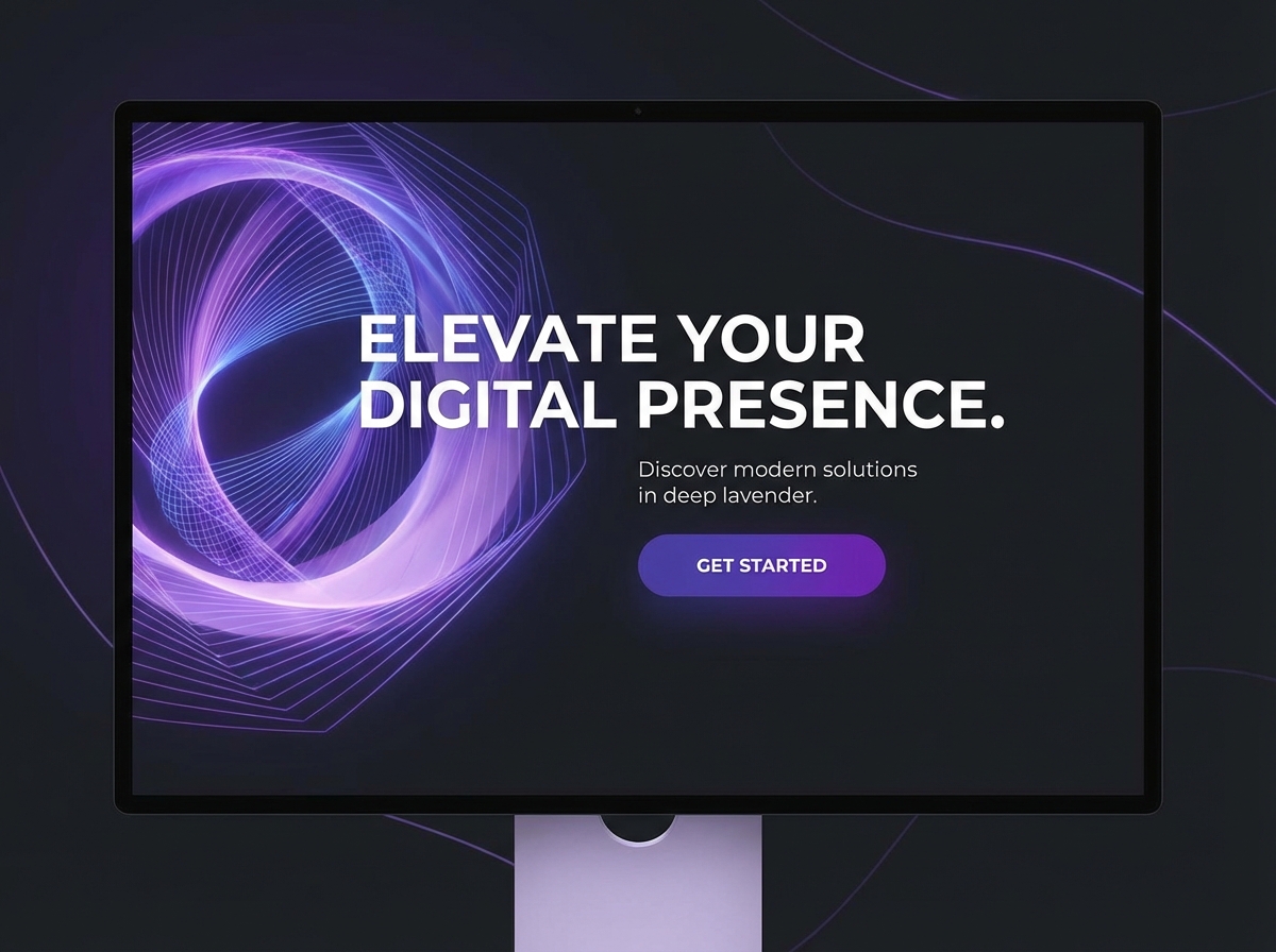 Unleash Creativity with Deep Lavender Color Palettes website preview