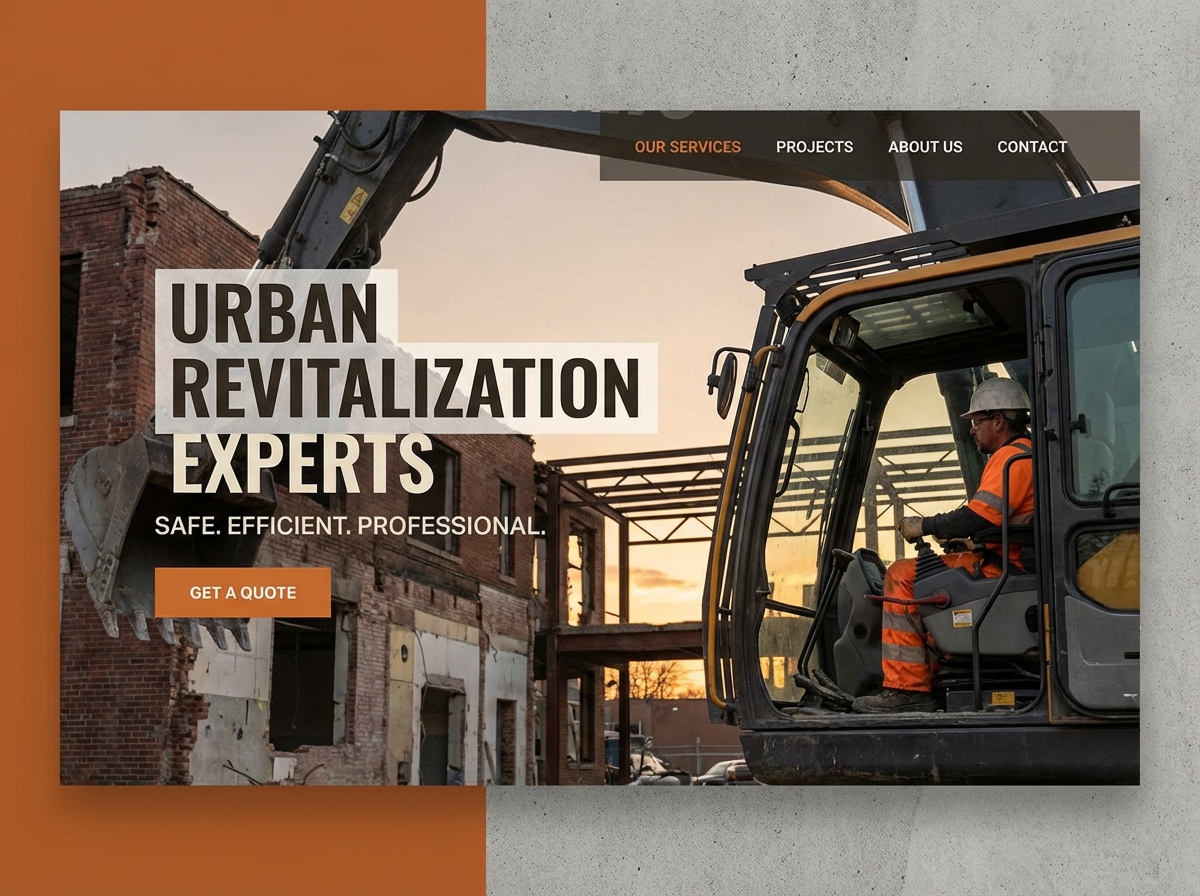 Build a Powerful Online Presence for Your Demolition Business website preview