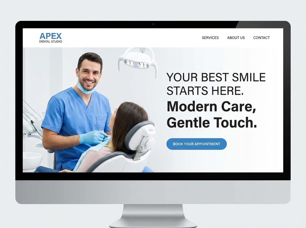 Build Your Premier Dental Practice Website Today website preview