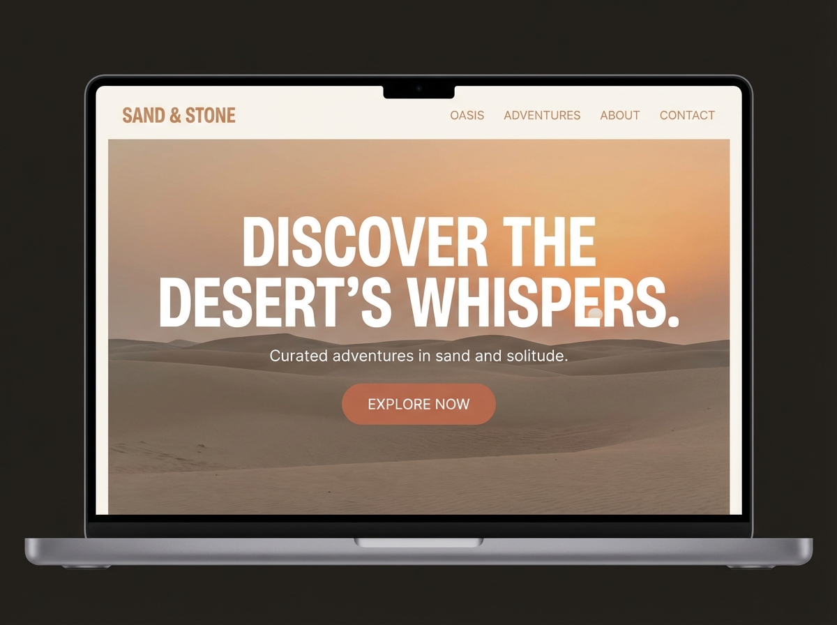 Uncover the Beauty of Desert Sand Color with Grigora website preview