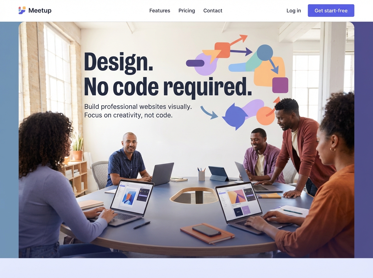 Build Stunning Websites as a Designer Without Code website preview
