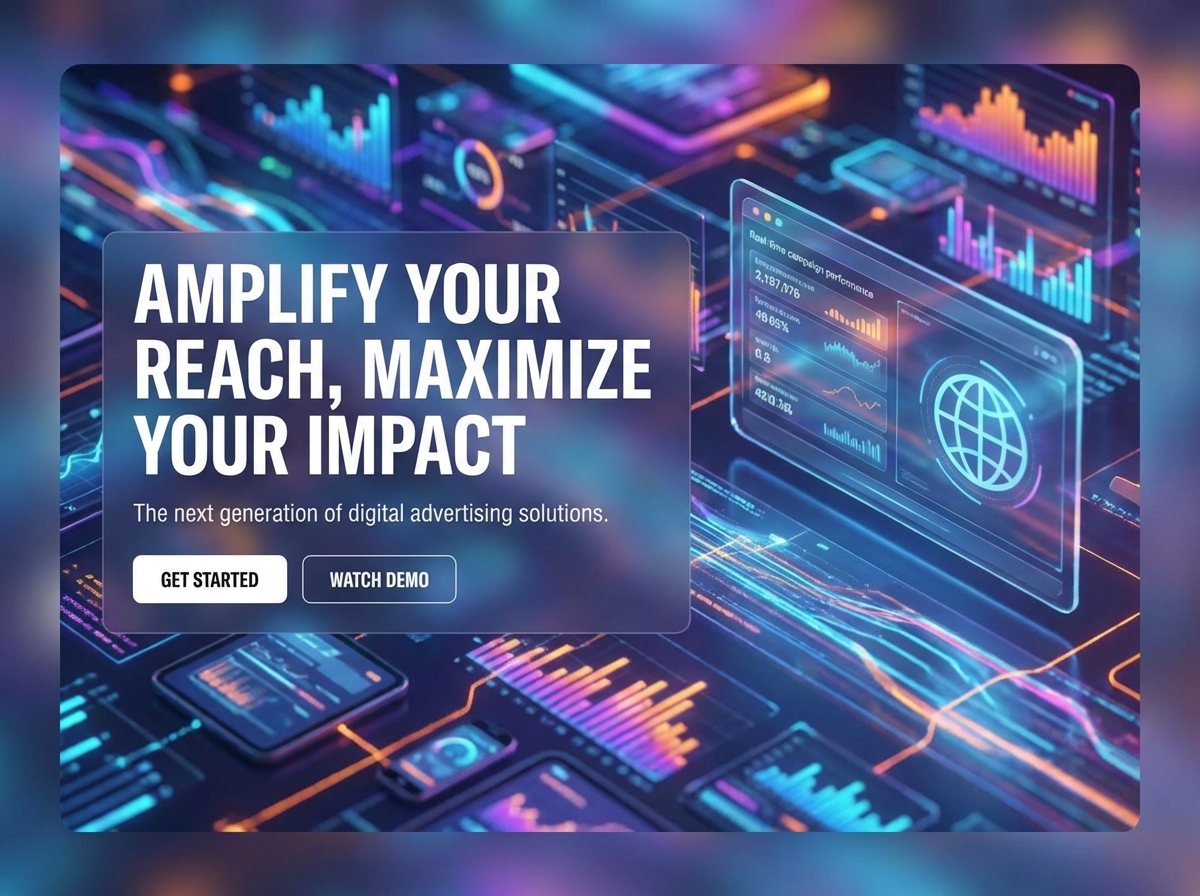 Launch Your Own Powerful Digital Advertising Platform website preview