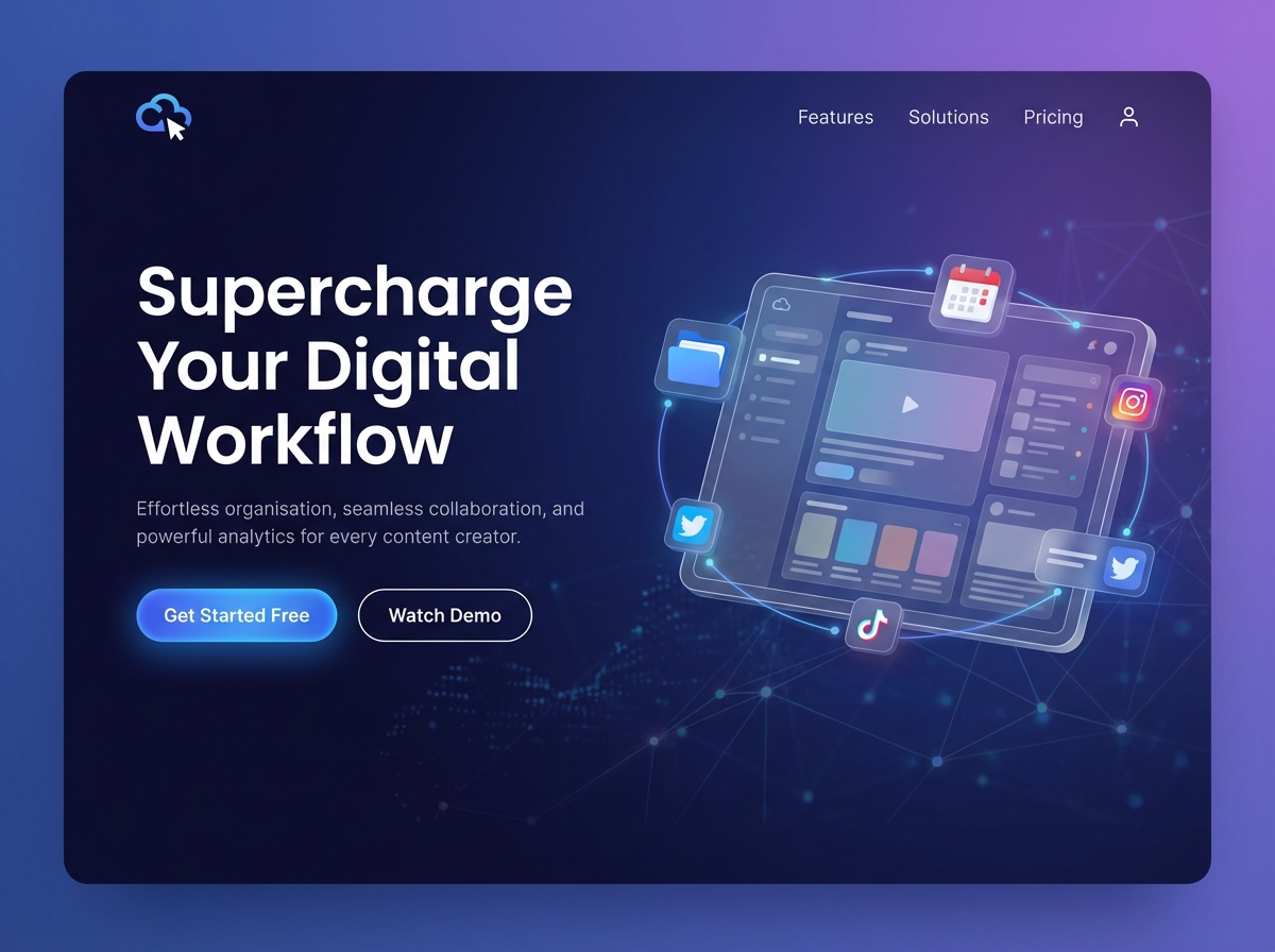 Build Your Professional Digital Content Manager Portfolio website preview