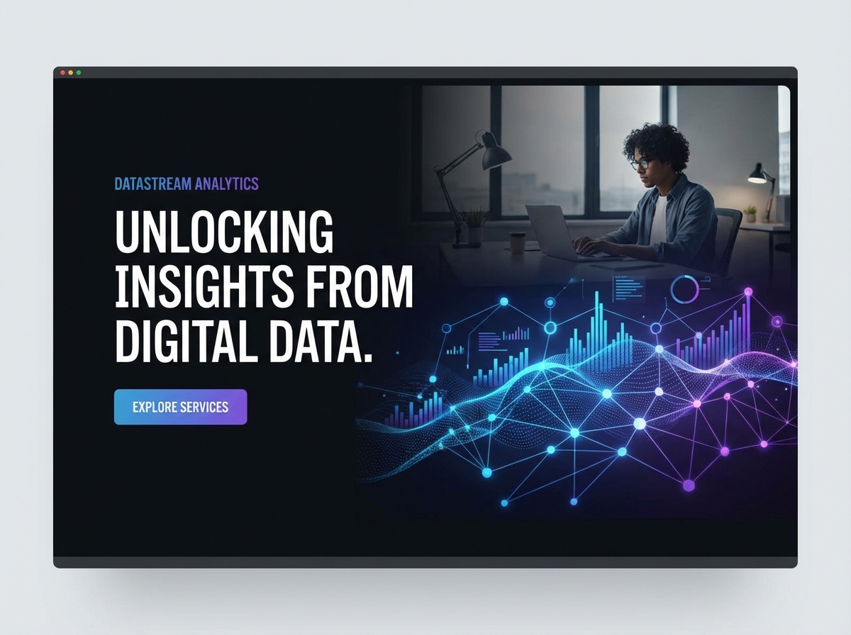 Build a Powerful Online Presence as a Digital Data Analyst website preview