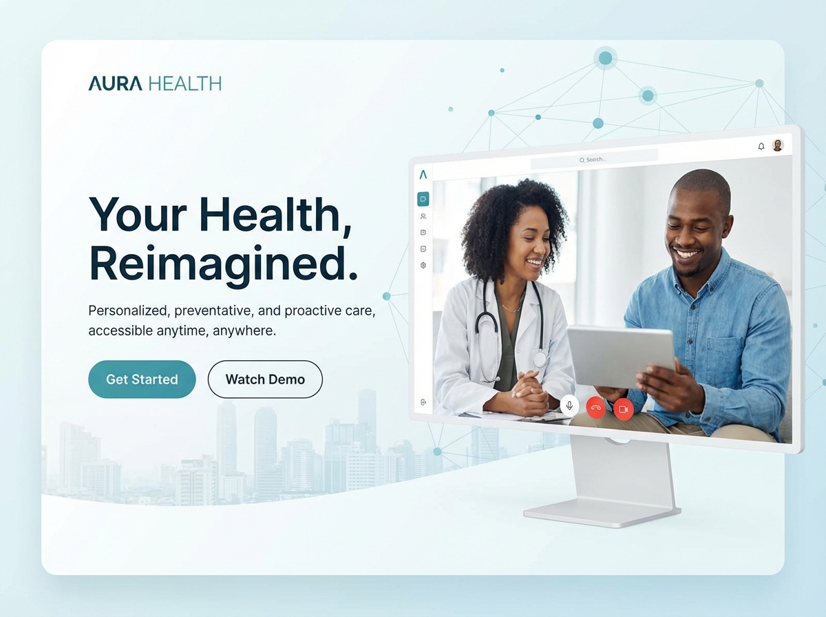 Build Your Breakthrough Digital Health Platform with Grigora website preview