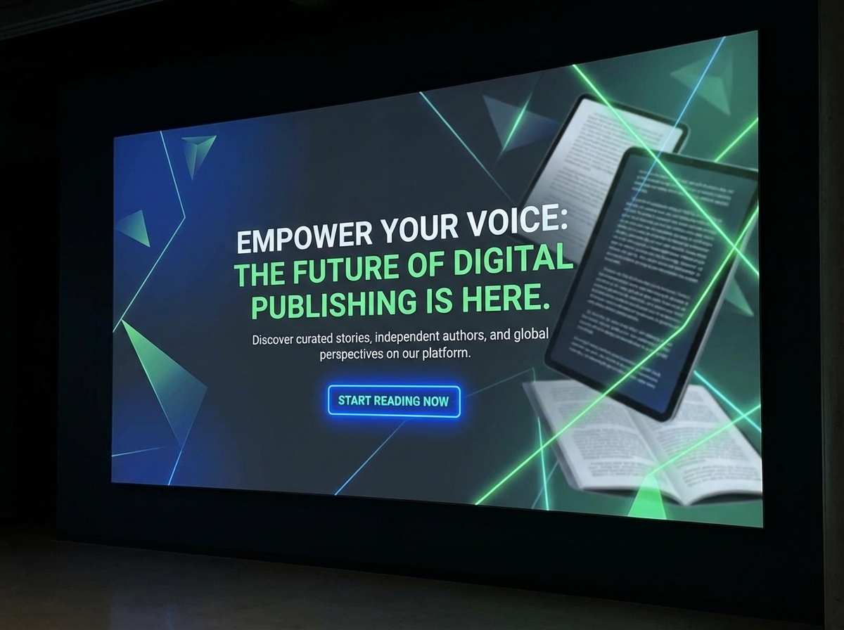 Launch Your Modern Digital Publishing Platform website preview