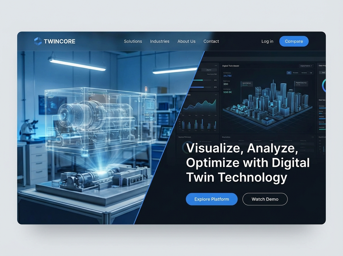 Build Your Dynamic Digital Twin Website website preview