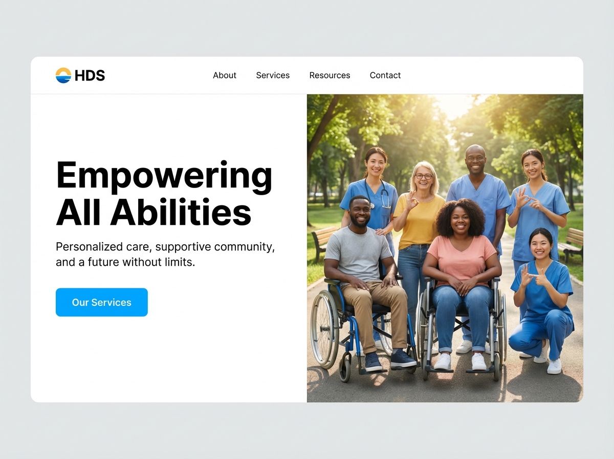 Build Accessible Websites for Your Disability Services website preview