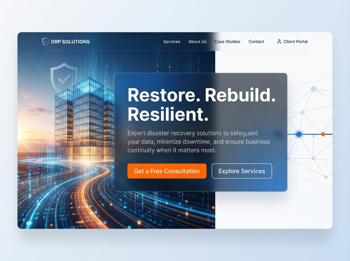 Build Your Authority as a Leading Disaster Recovery Specialist website preview