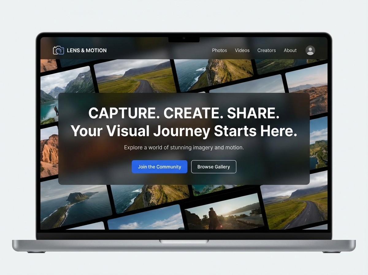Stunning Websites for Displaying Photos and Videos website preview