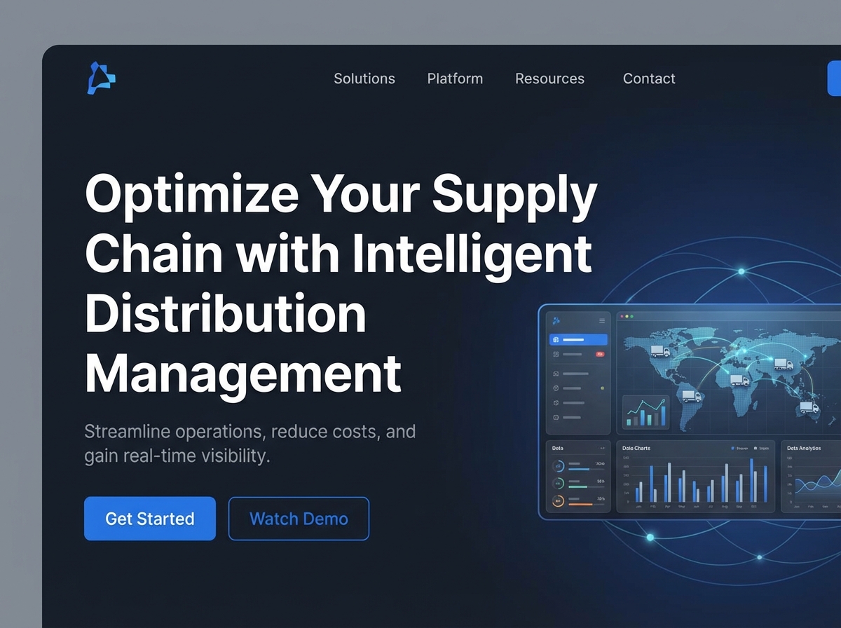 Streamline Operations with the Ultimate  <span class='gradient-text'>Distribution Manager Website Builder</span> website preview