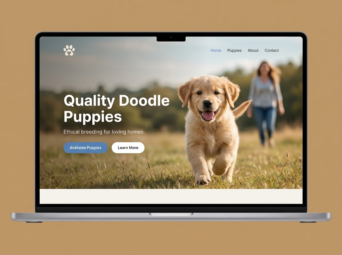 Build Your Perfect Online Kennel with Grigora's website preview
