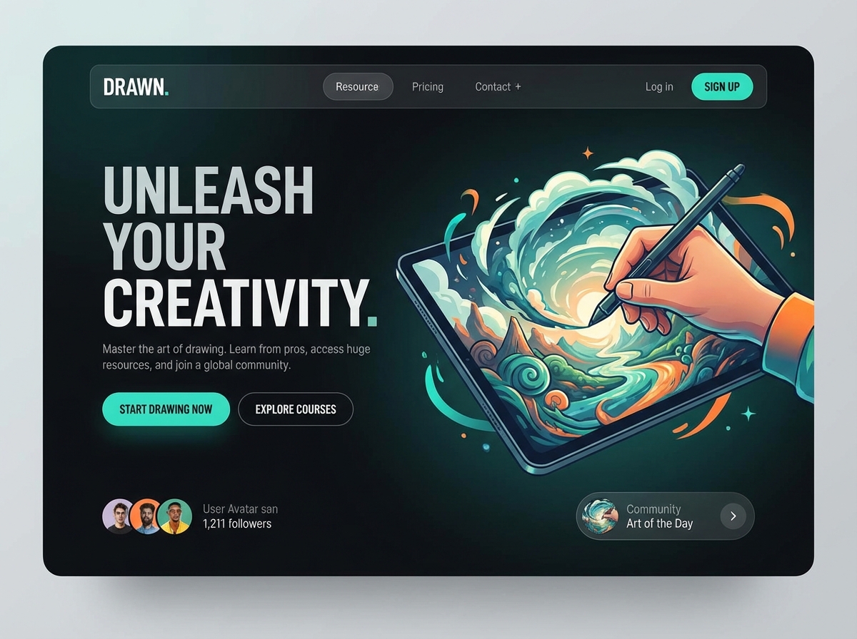 Build Your Art Portfolio Website with Grigora website preview
