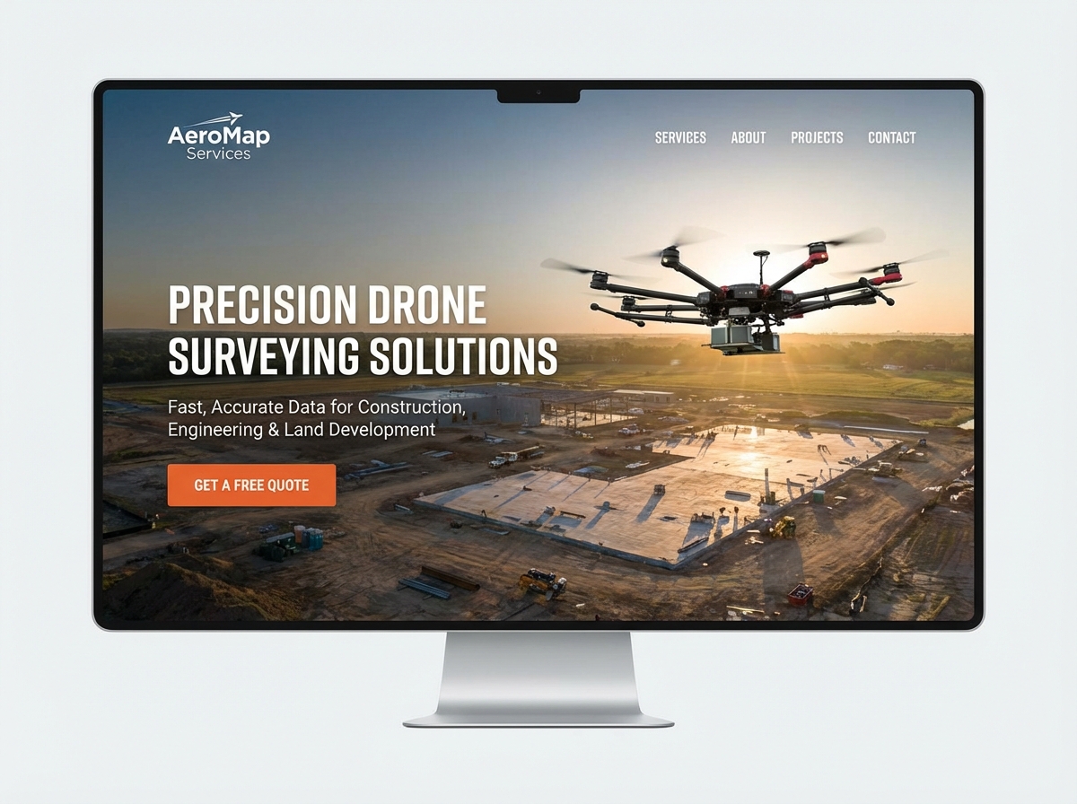 Build a High-Impact Website for Your Drone Surveying Services website preview