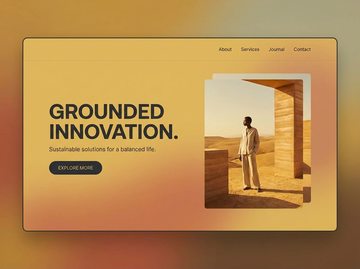 Unleash Creativity with Earth Yellow Color Websites website preview