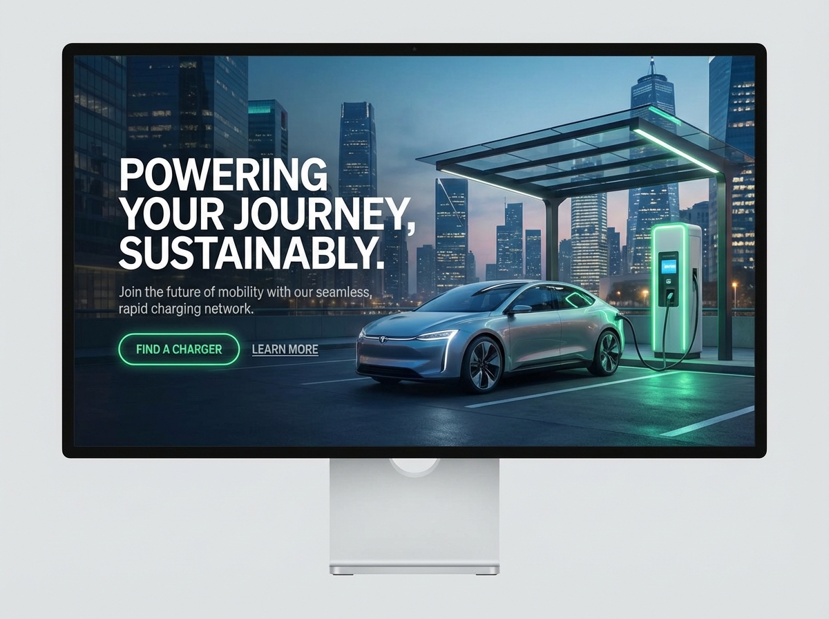 Build Your Own EV Charging Network Website website preview