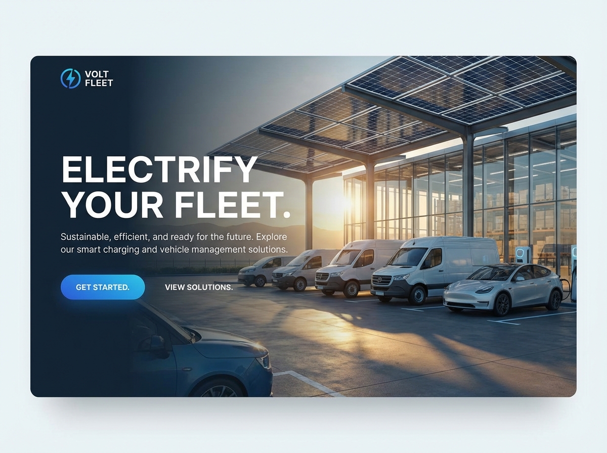 Build Your High-Performance Electric Vehicle Fleet Website website preview