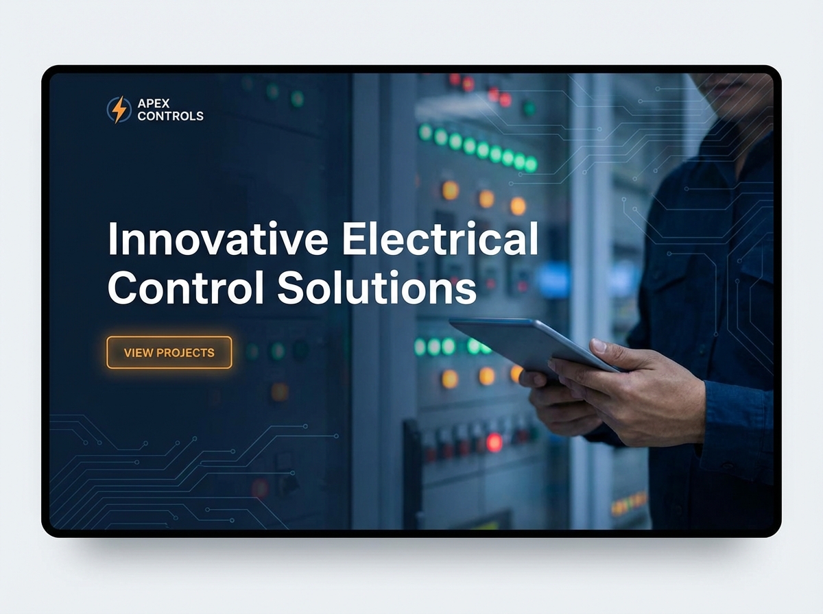 Build Your Professional Electrical Controls Engineer Portfolio website preview