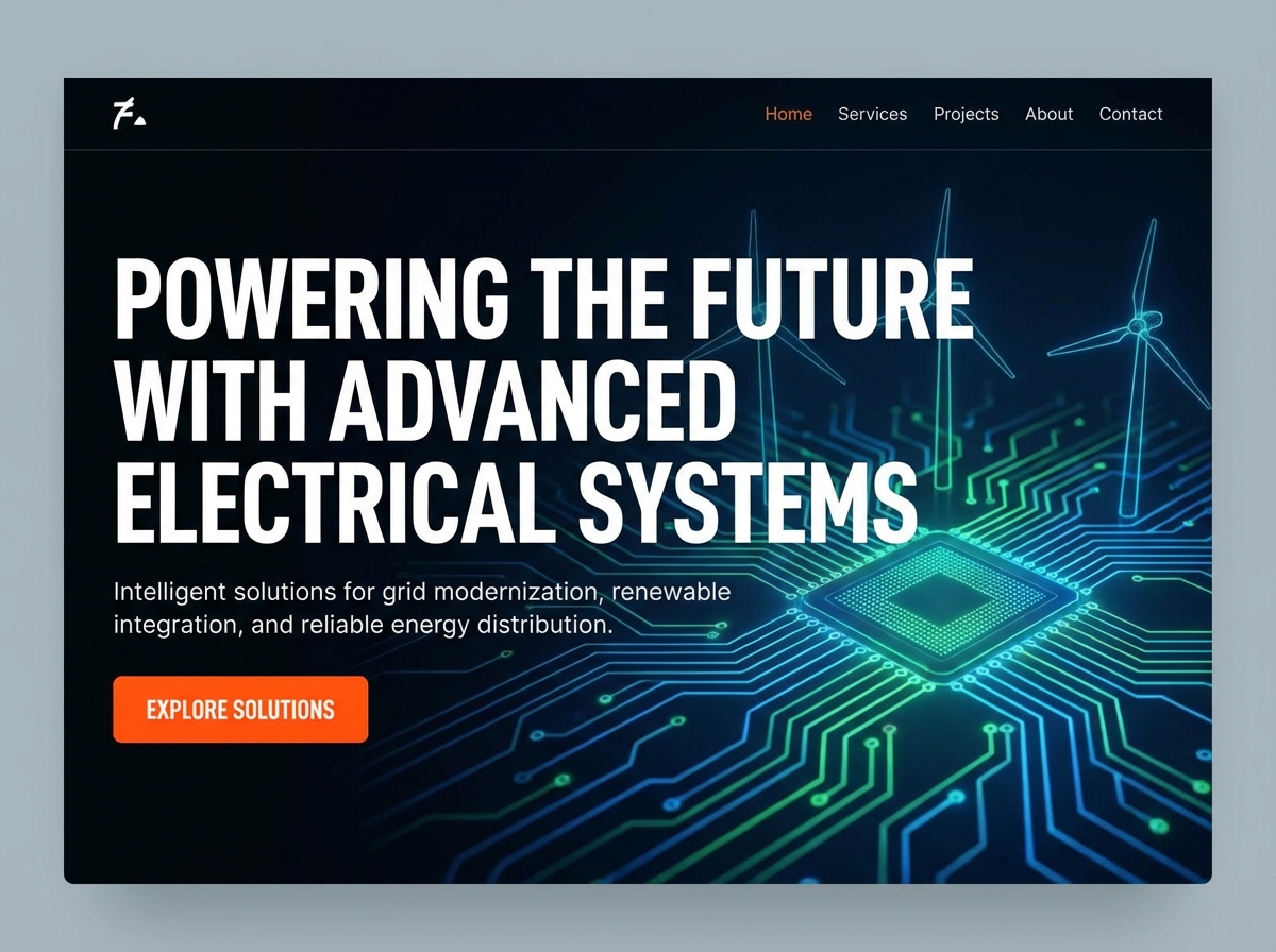 Build Powerful Online Presence for Your Electrical Power Systems Business website preview
