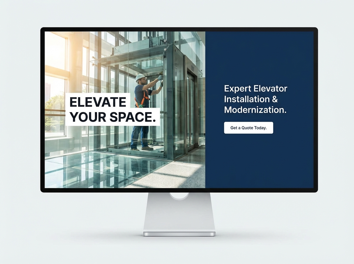 Build a High-Performance Website for Your Elevator Installer Business website preview
