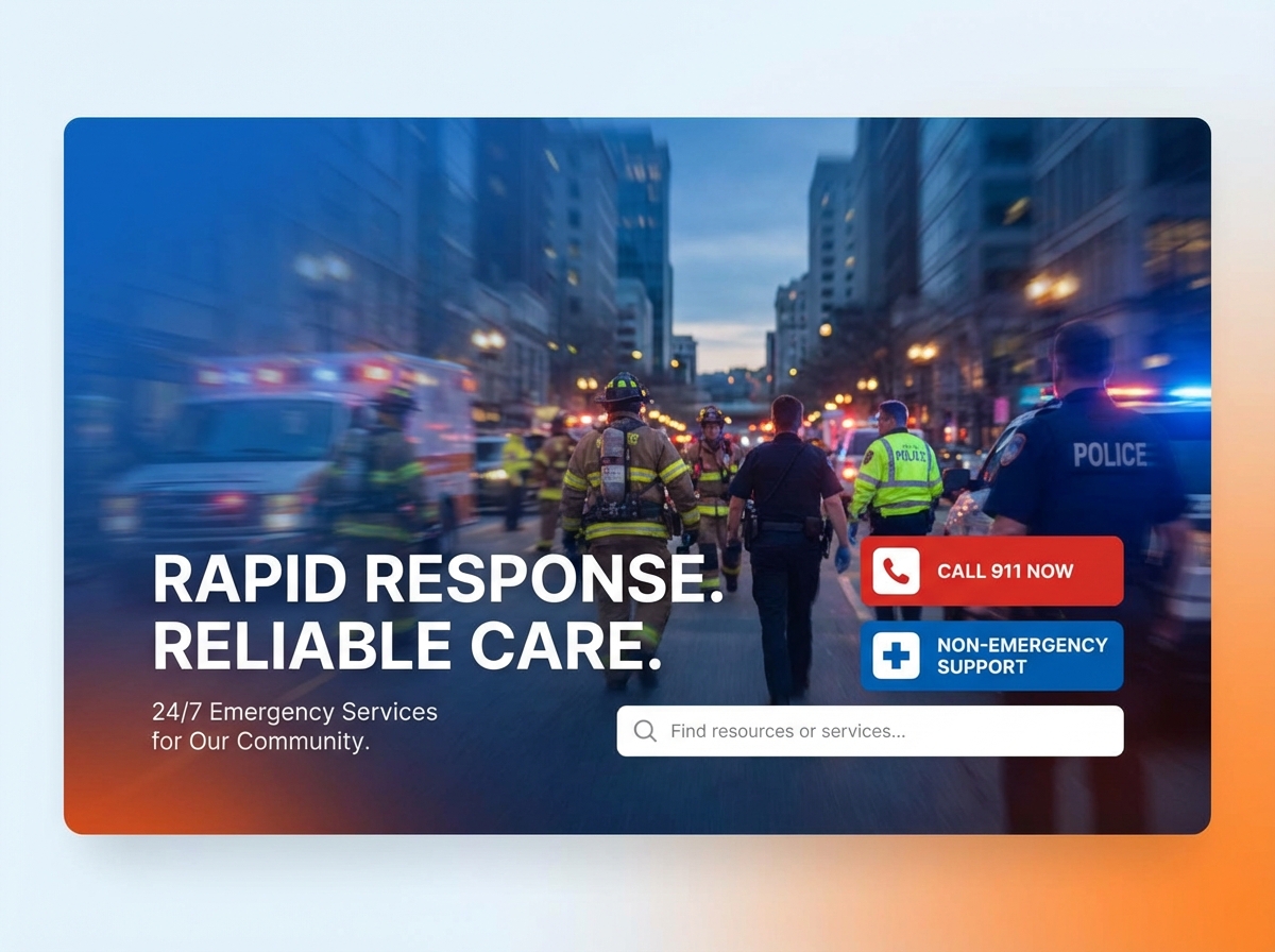 Build Essential Emergency Services Websites website preview