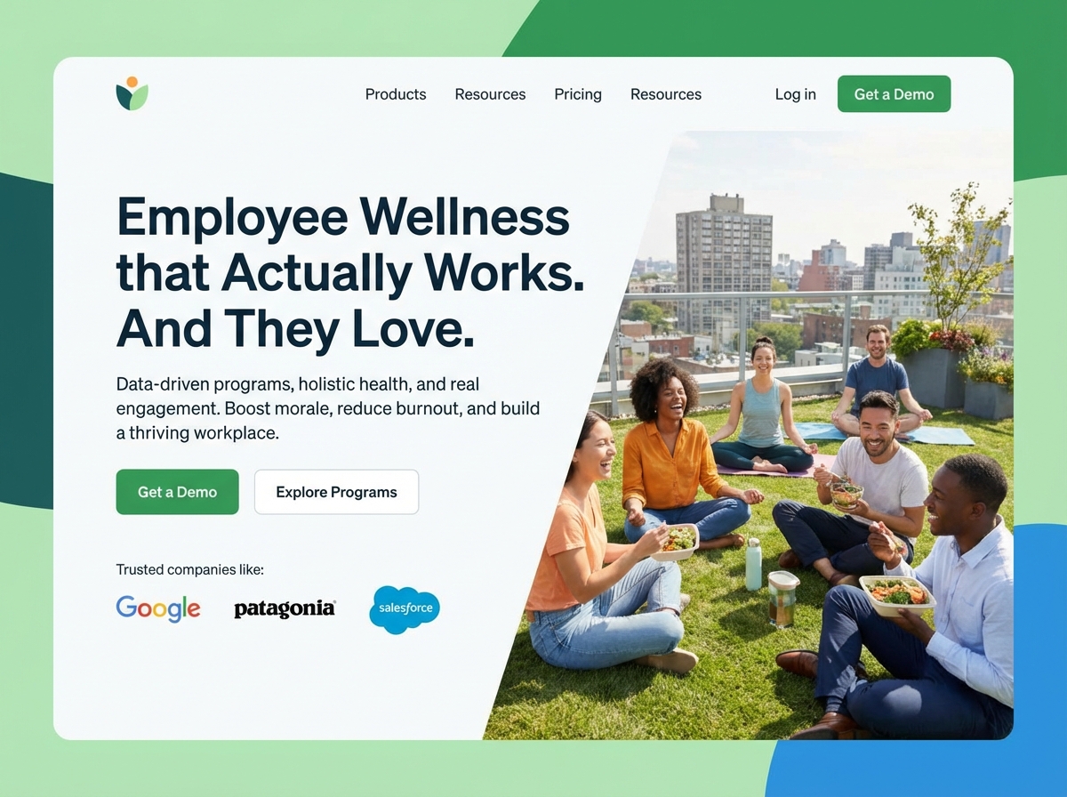 Build Engaging Employee Wellness Programs website preview