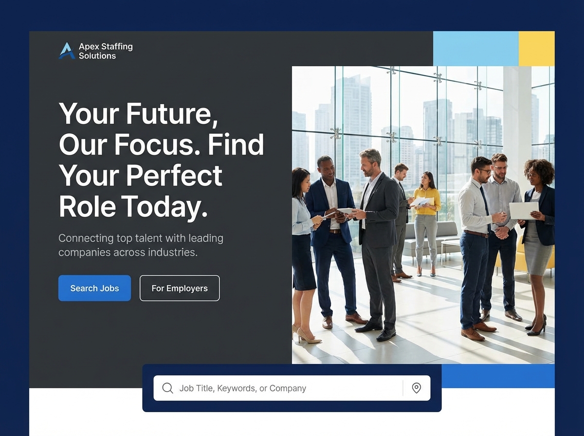 Build Your Premier Employment Services Website website preview