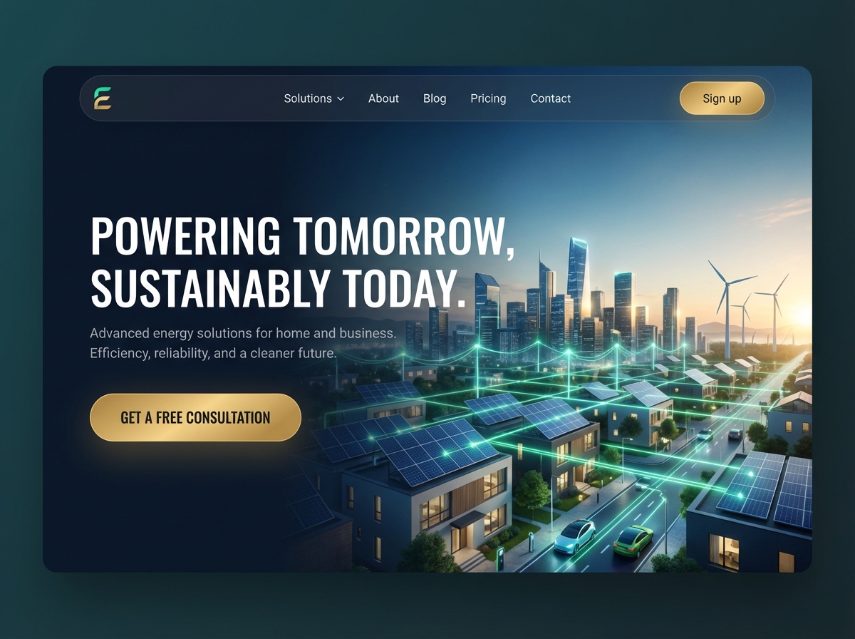 Build a Powerful Website for Your Energy Services website preview