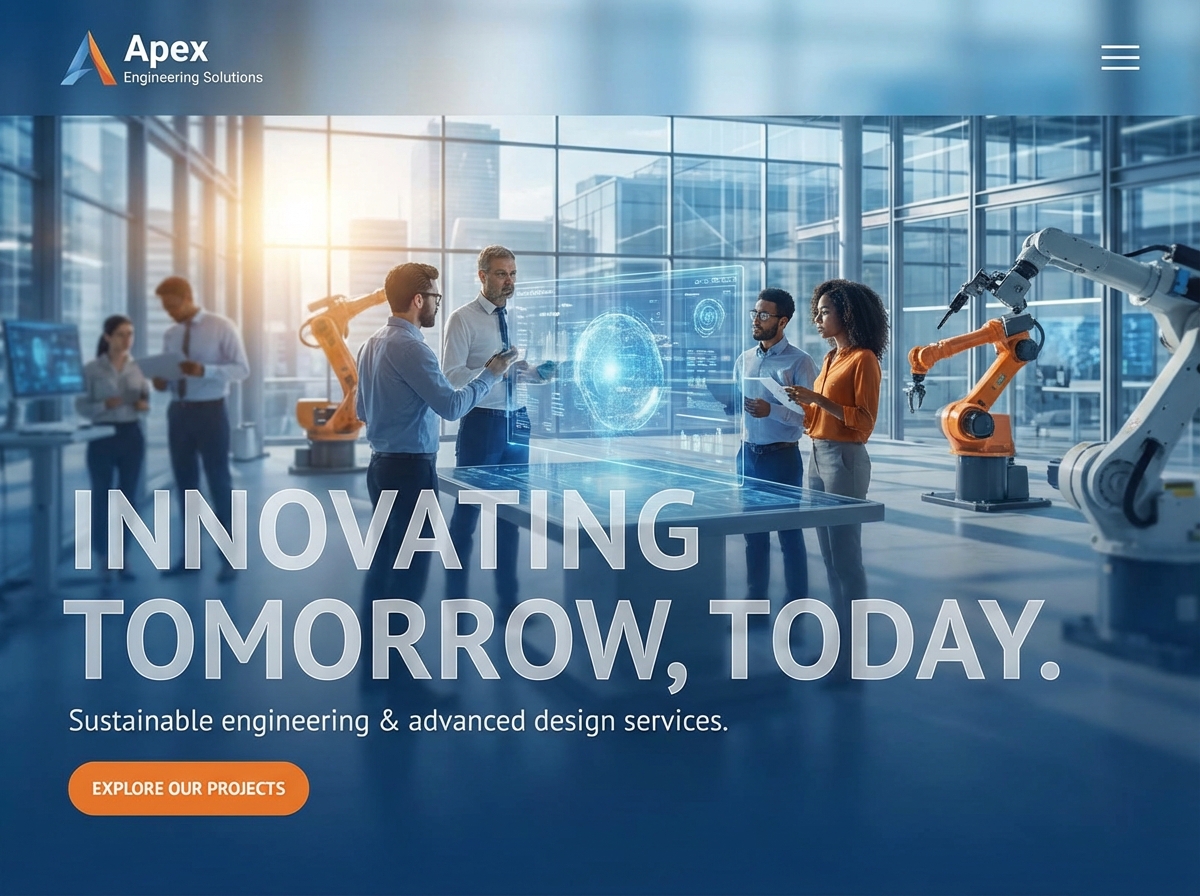 Build a Professional Website for Your Engineering Services website preview