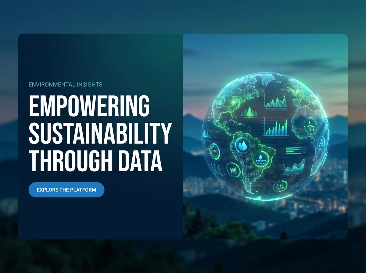Launch Your Platform for Environmental Data website preview