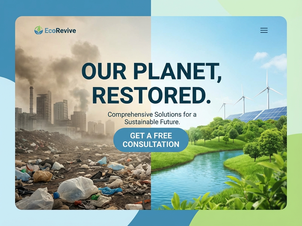 Build Your Impactful Environmental Services Website Today website preview