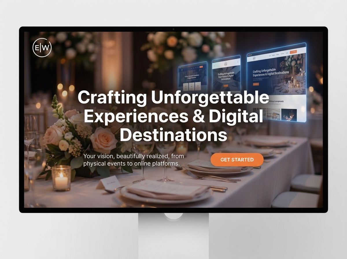 Create Stunning Event Designs with Grigora website preview