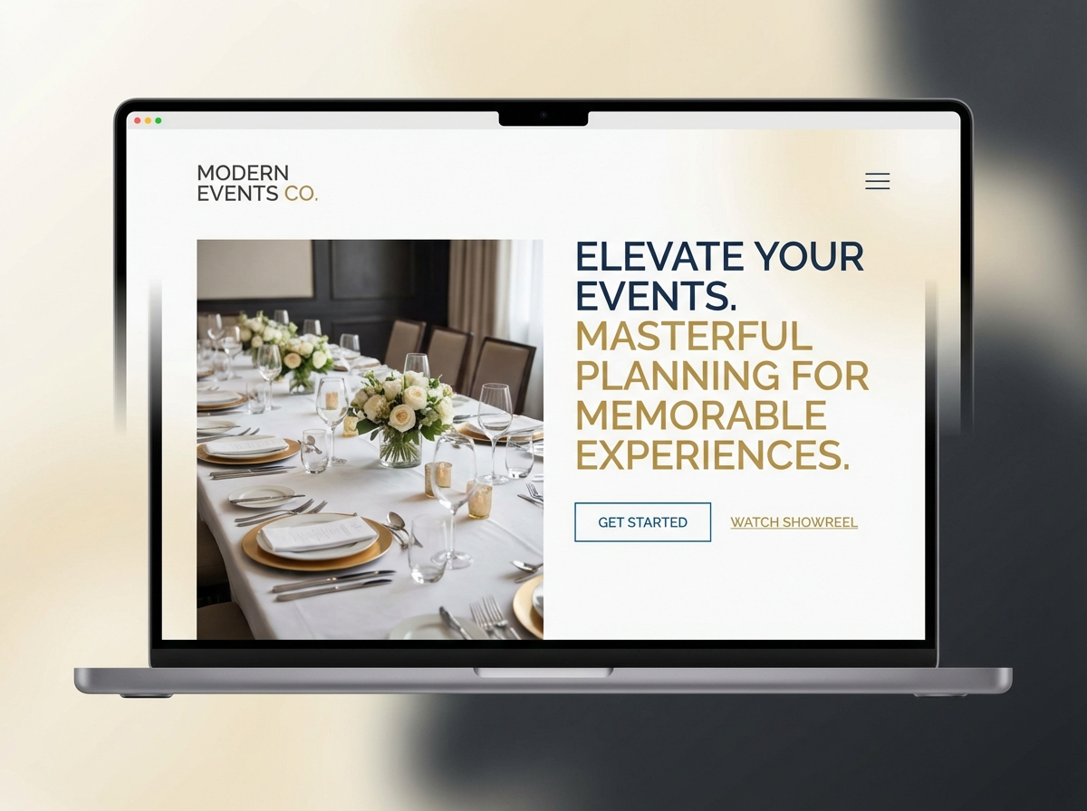 Build Your Dream Event Planner Website Effortlessly website preview