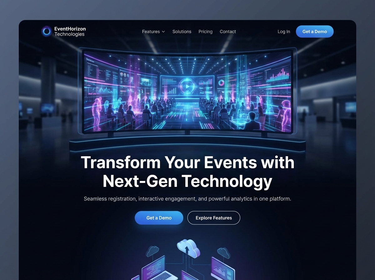 Build Your Breakthrough Event Technology Website website preview