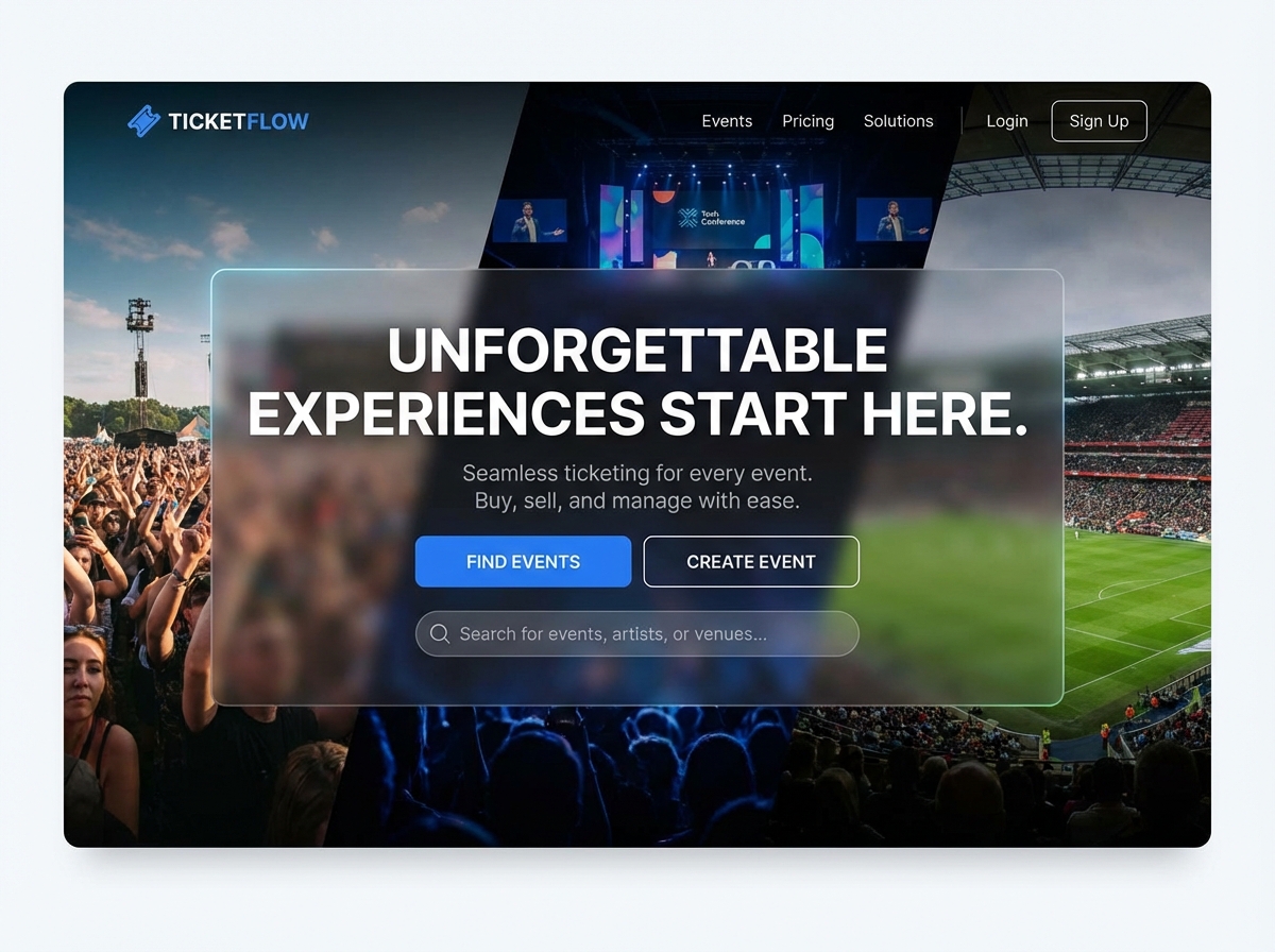 Build Your Own Powerful Event Ticketing Platform website preview