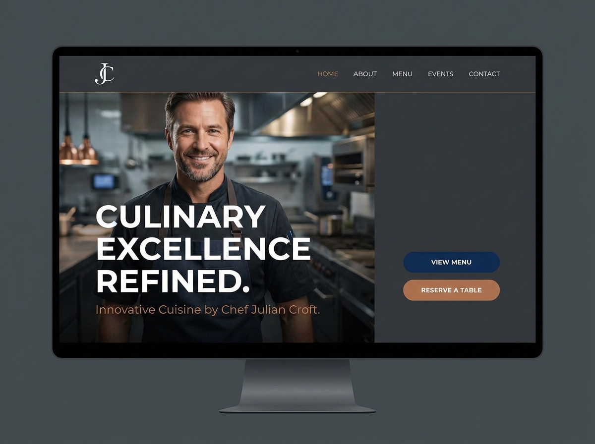 Build a Stunning Online Presence for Every Executive Chef website preview