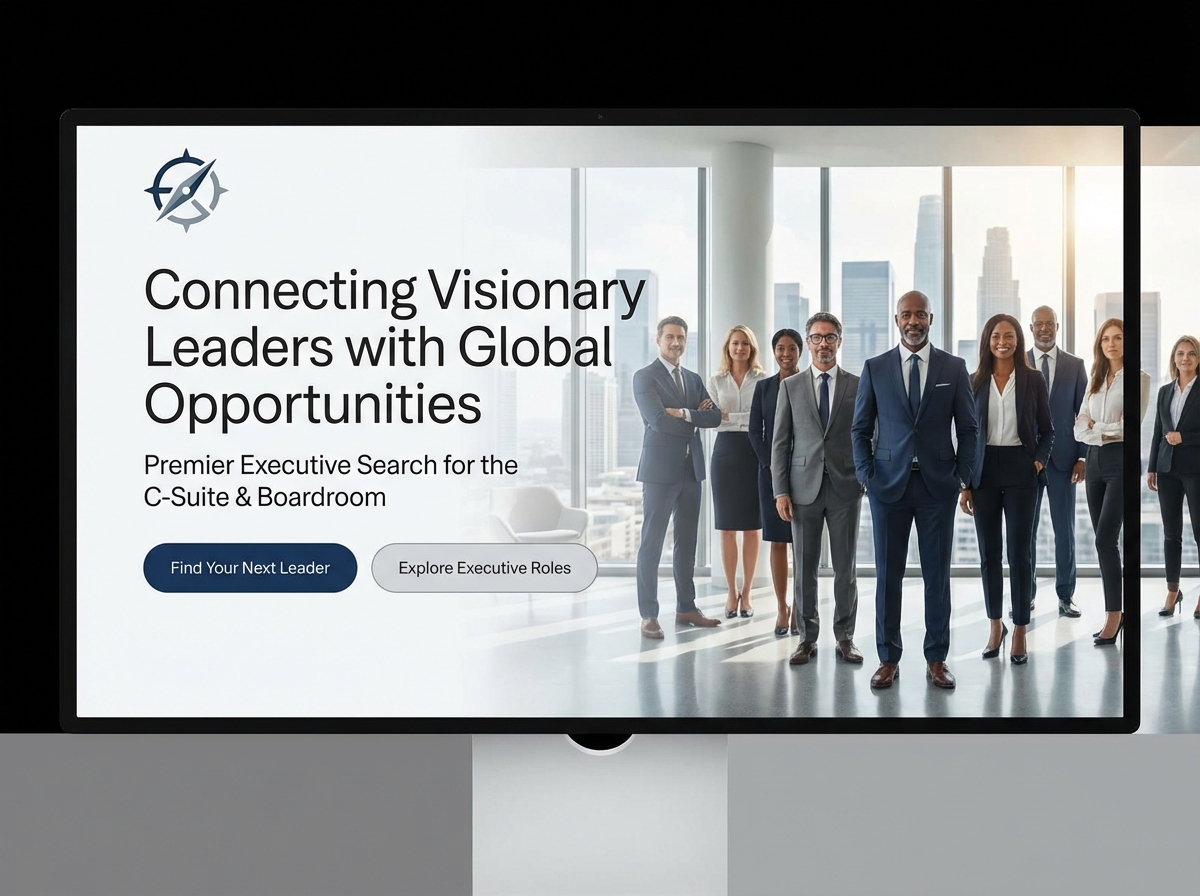 Build a Powerful Online Presence for Executive Recruiters website preview