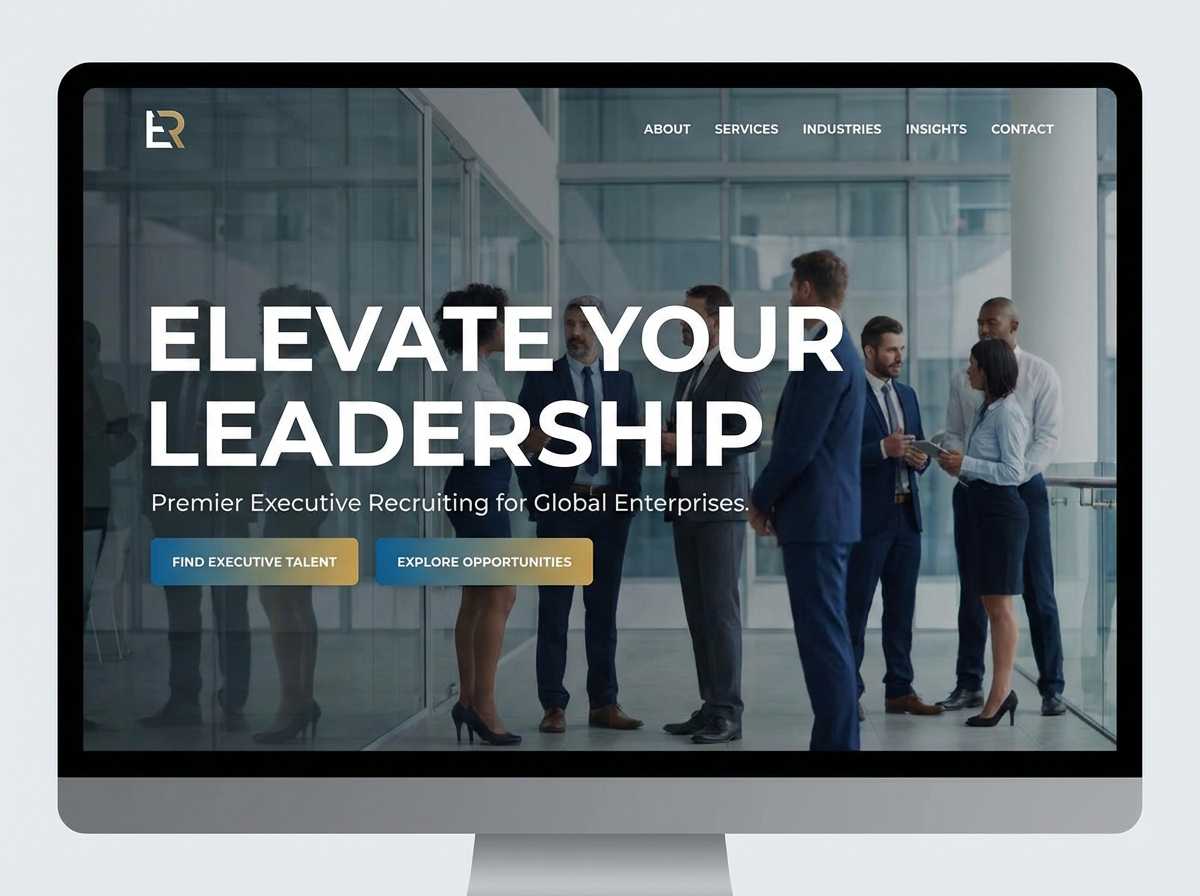 Build a High-Impact Website for Your Executive Recruiting Firm website preview