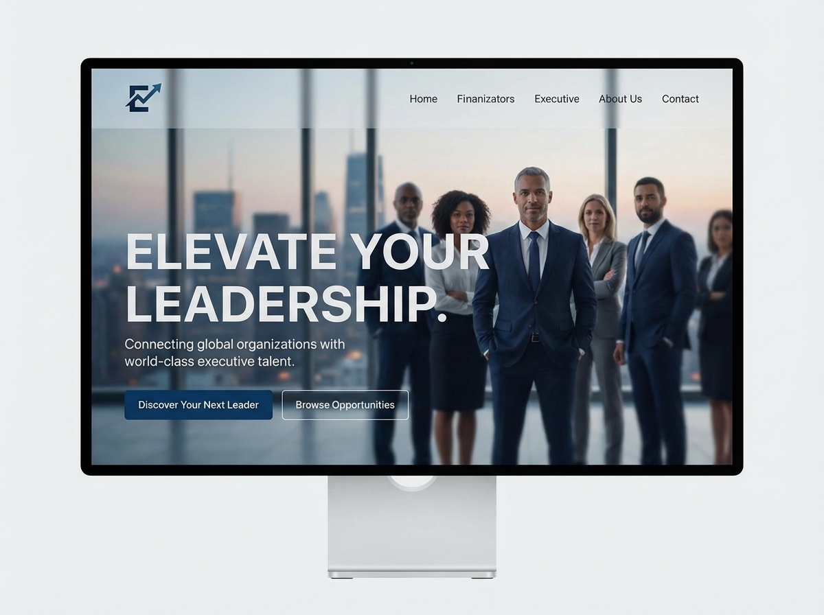 Build a High-Impact, Professional Executive Search Website website preview
