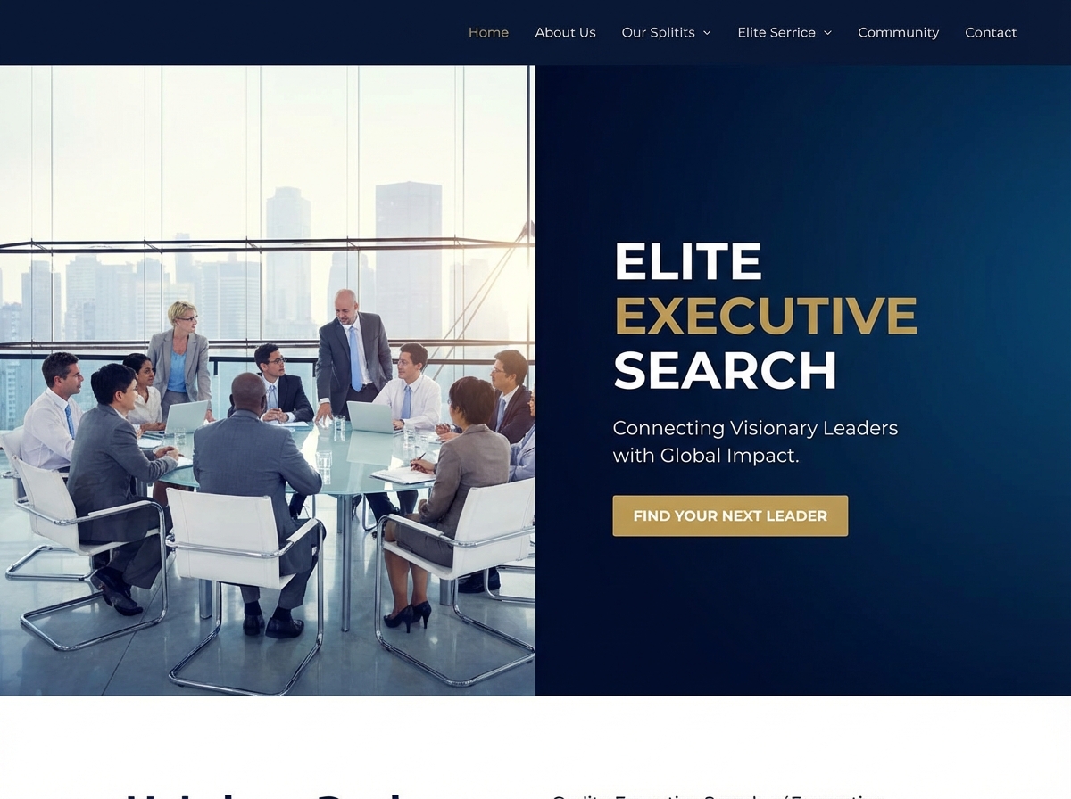 Build a Powerful Online Presence for Your Executive Search Services website preview