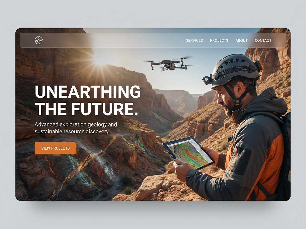 Build Your Professional Exploration Geologist Website website preview