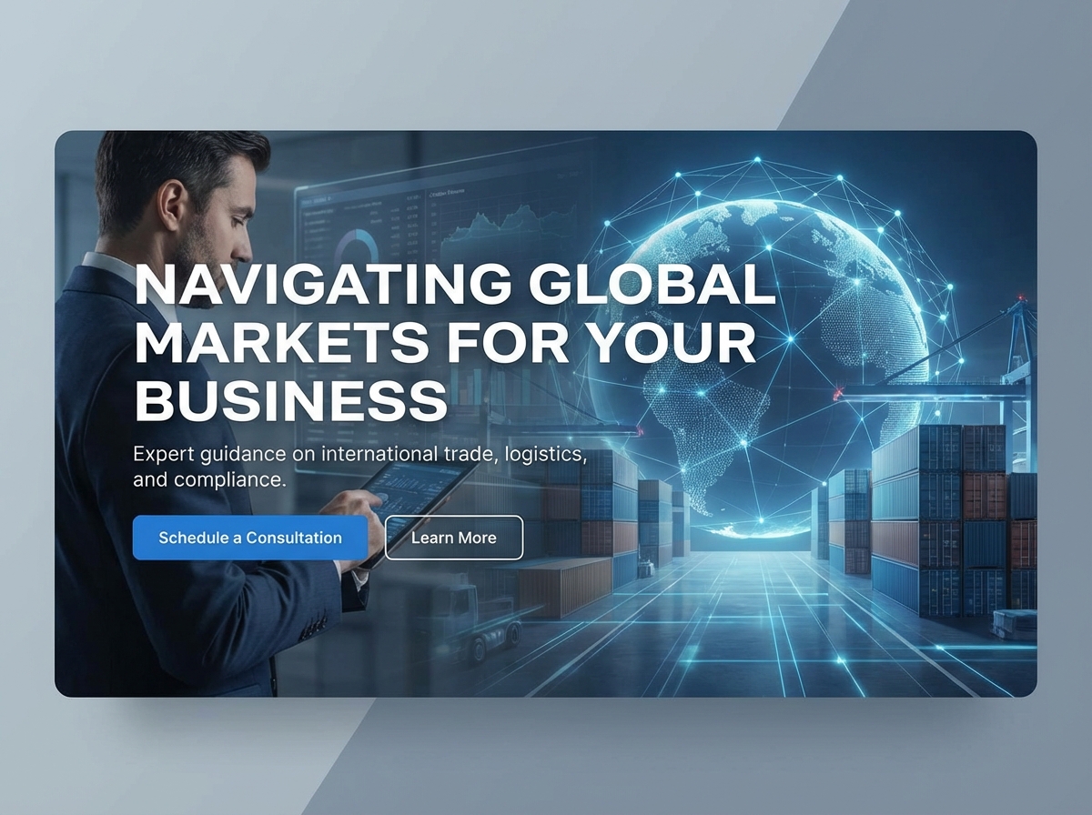 Build Your Expert-Level Export Consultant Website website preview