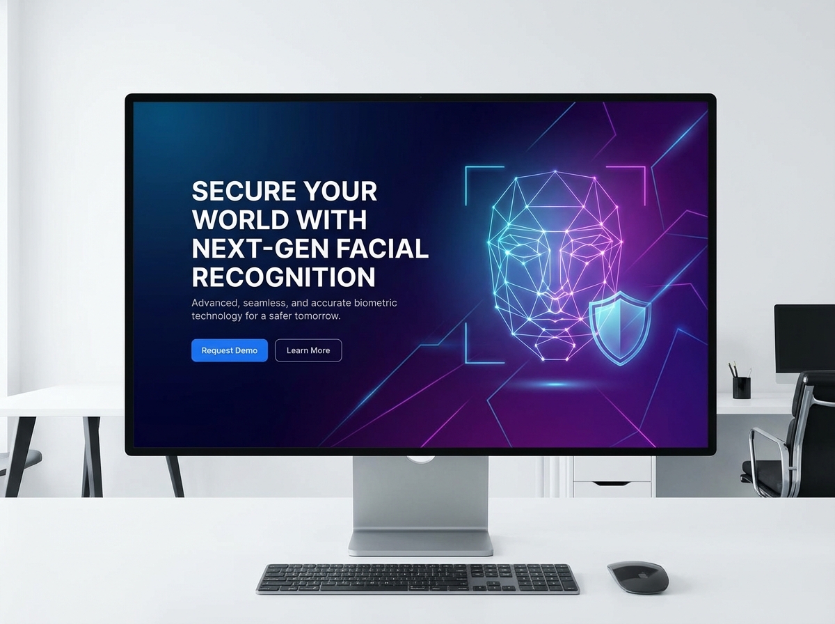 Build Cutting-Edge Websites for Your Next Generation of Facial Recognition Solutions website preview
