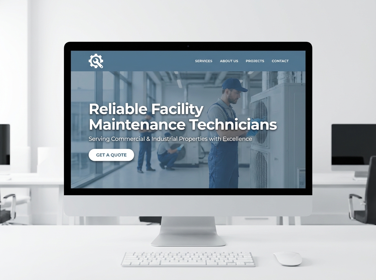 Build Your Professional Website for a Facility Maintenance Technician website preview