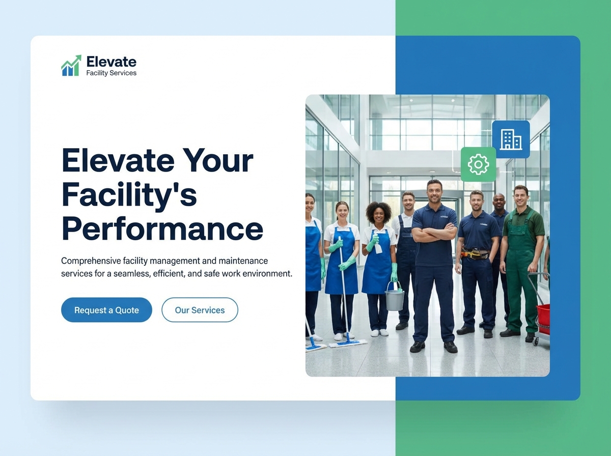 Build Your Premier Facility Services Website website preview
