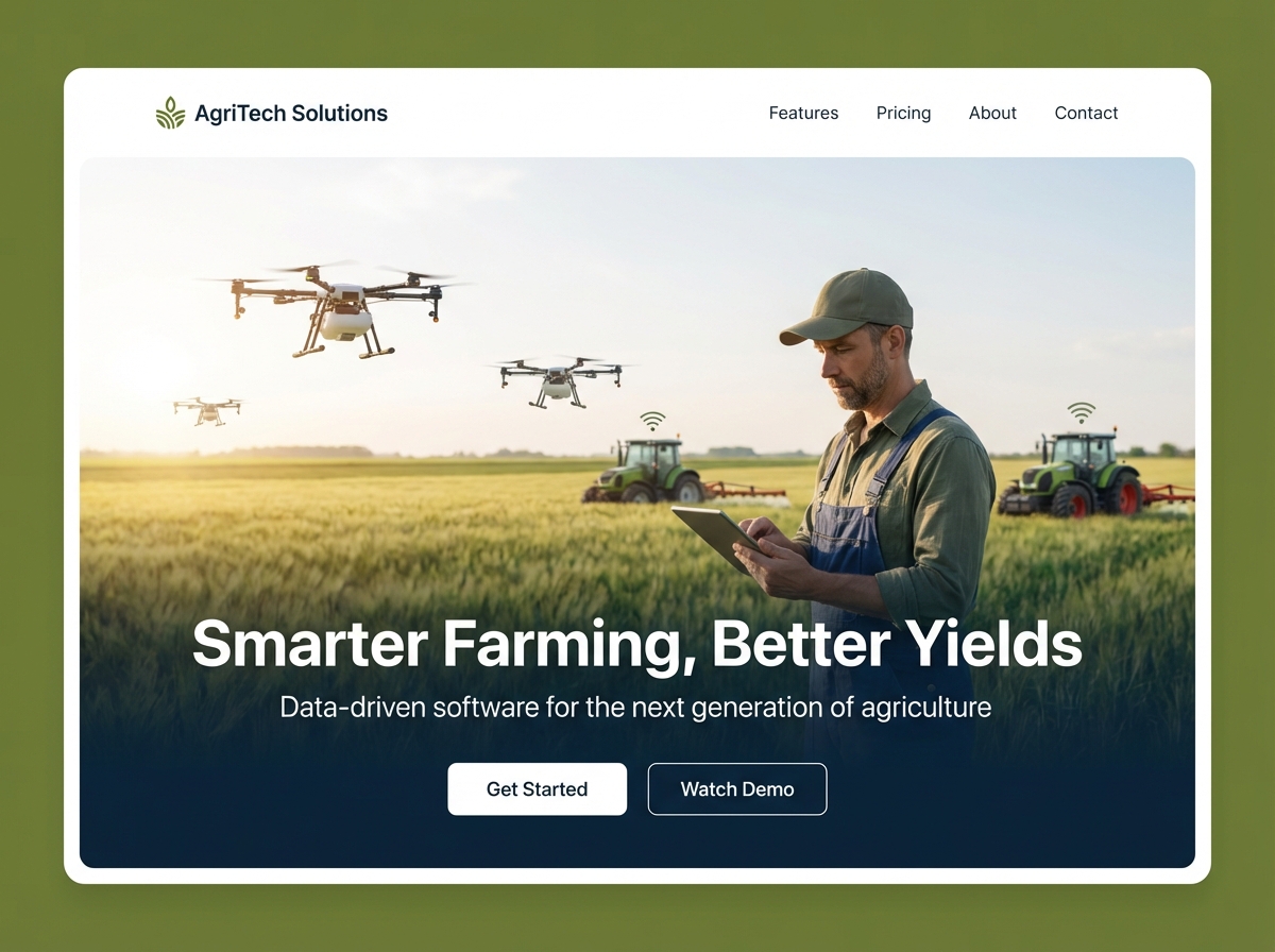 Streamline Operations with the Best Farm Software Builder website preview