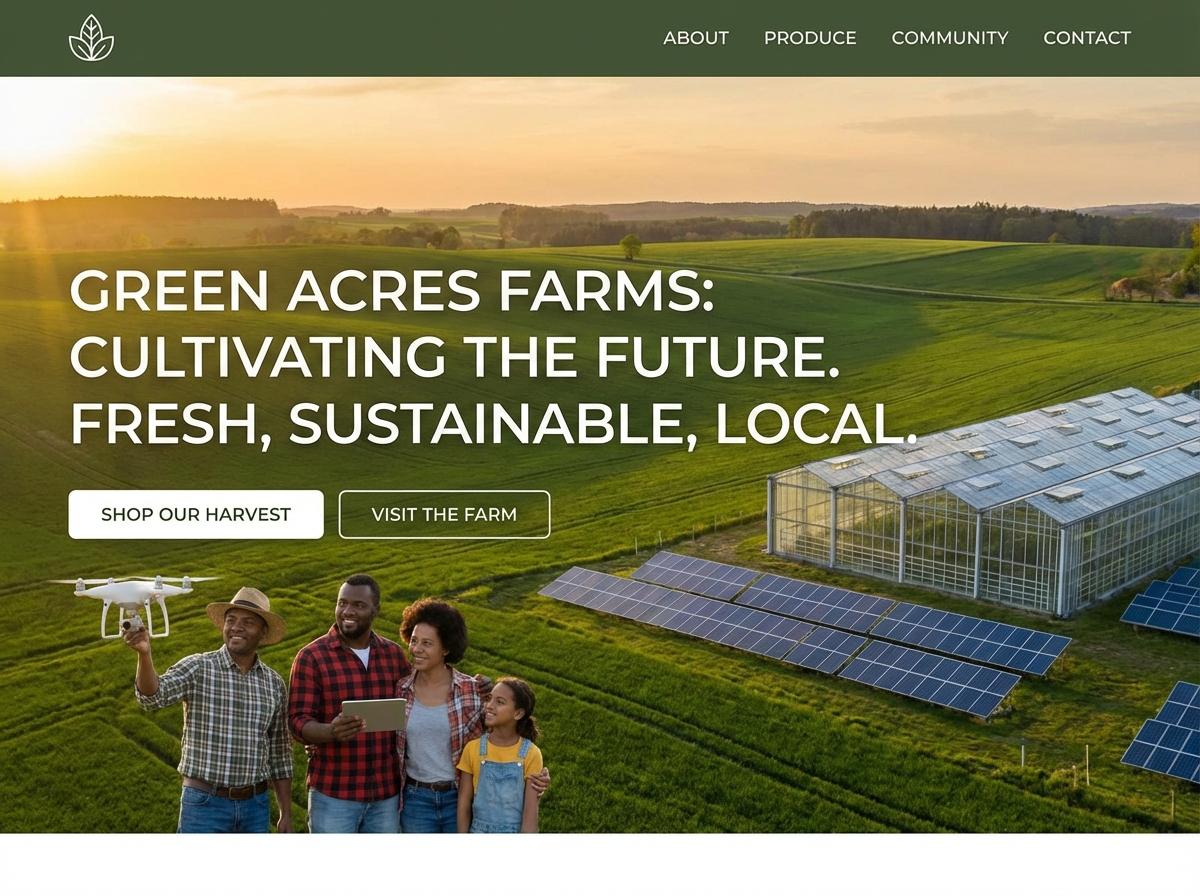 Build a Thriving Online Presence for Your Farm website preview