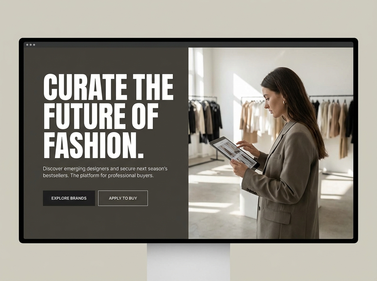 Build Your Dynamic Fashion Buyer Portfolio website preview